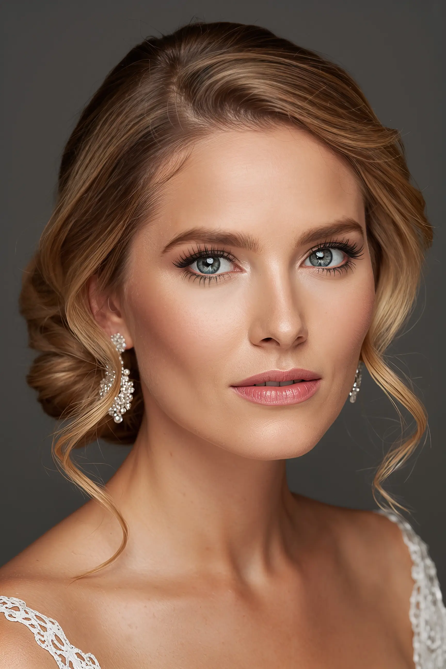 Elegancki makijaż ślubny wykonany w Beauty Atelier Kielce